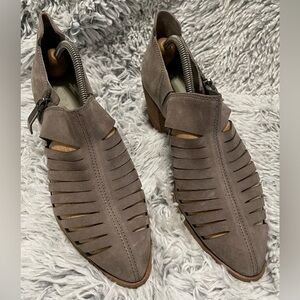 1. State Light Taupe Ankles Pointed Toe Bootie Shoes Size 9.5